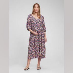BNWT Gap maternity midi dress